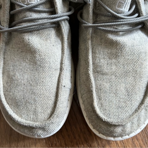 Hey Dude Cindy Light Gray Sz 6 - Picture 3 of 9